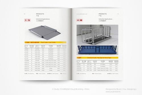 機電公司黃色風格產品目錄設計欣賞