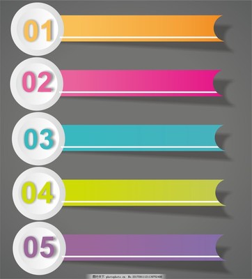 PPT目錄小標題元素