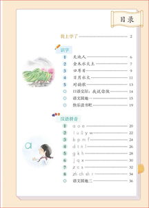 人教部編版小學一年級語文上冊電子課本