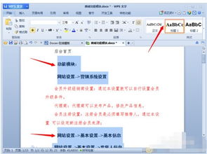 如何在wps的word里頭添加索引和目錄