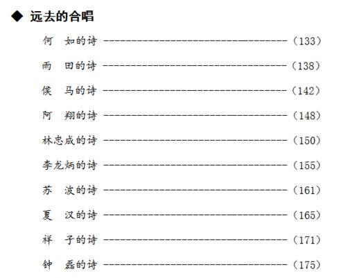 天讀民居書院︱ 詩 總26卷目錄 編后記