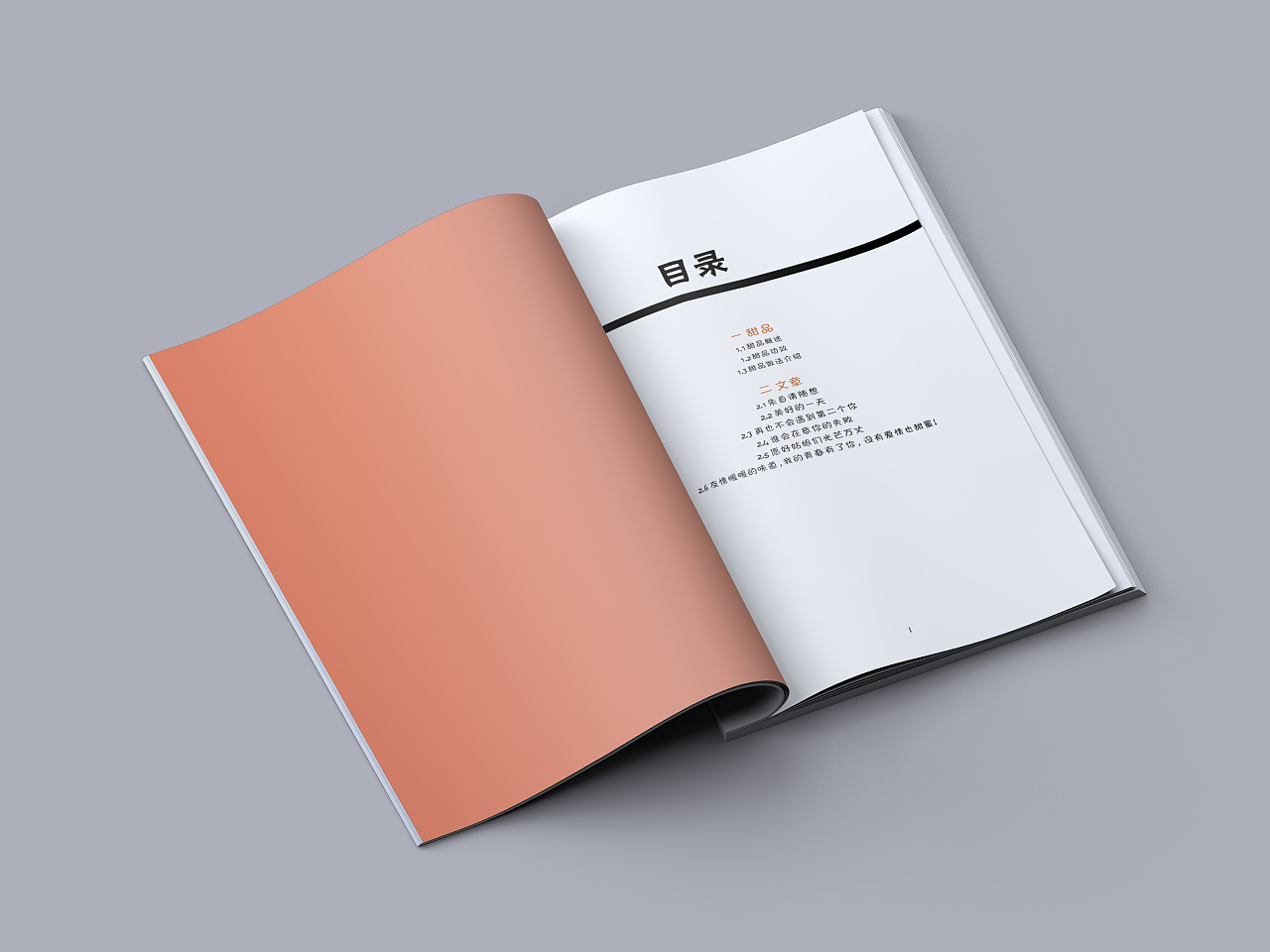 畫冊,文藝小清新