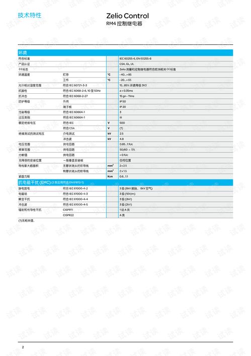 控制繼電器產品目錄